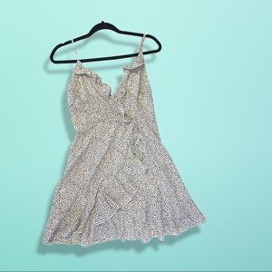 Shein  Summer mini dress Black and white polkadots